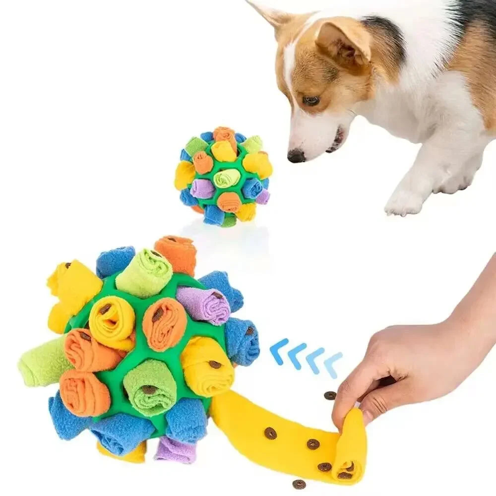 Unleash Your Pup's Inner Detective with Our Interactive Snuffle Ball! 🐾💖 Perfect for Smell Training & Foraging Fun!