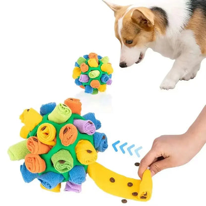 Unleash Your Pup's Inner Detective with Our Interactive Snuffle Ball! 🐾💖 Perfect for Smell Training & Foraging Fun!