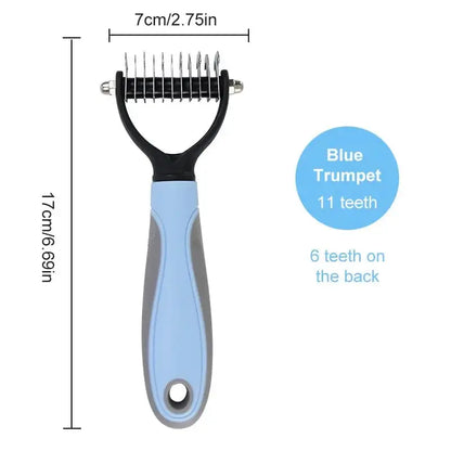 Dog Grooming Hair Removal Tool - Double Sided - Pet Supplies & Tools