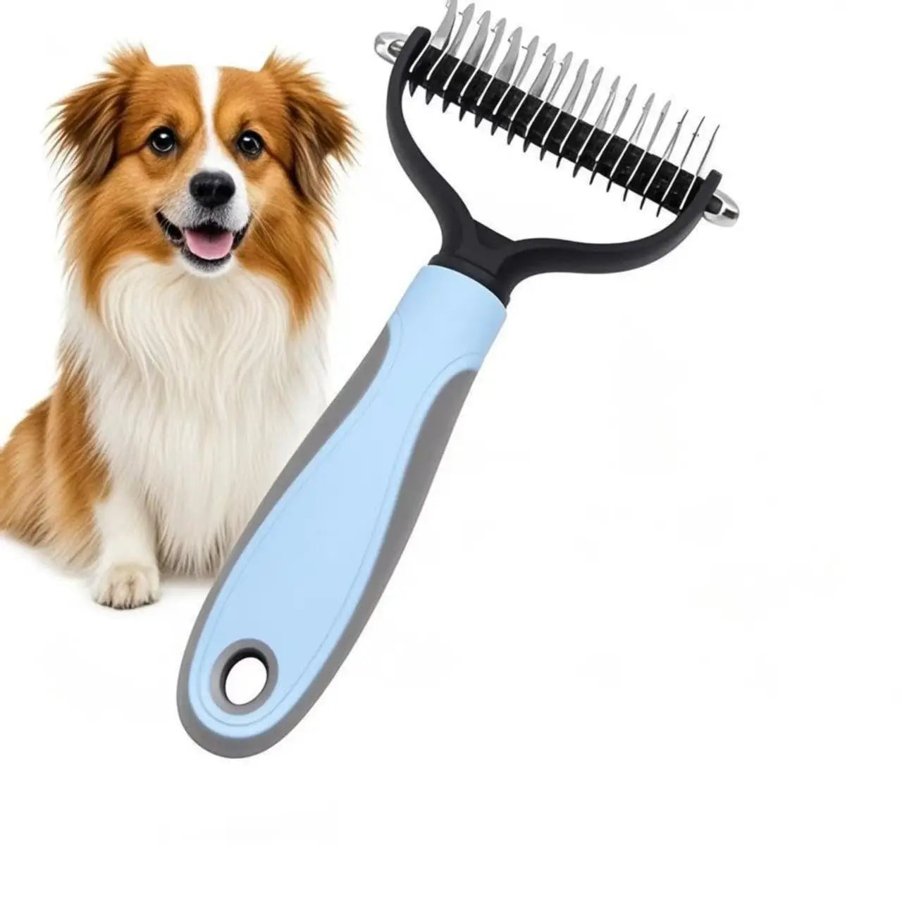 Dog Grooming Hair Removal Tool - Double Sided - Pet Supplies & Tools